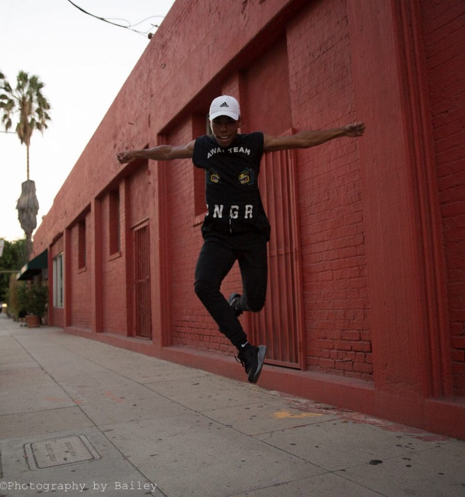 Kebahb Glanville in a full-length Dance Mogul Magazine archive portrait
